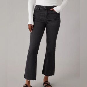 AE Next Level High-Waisted Kick Bootcut Crop Jean